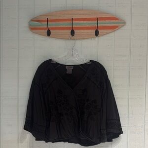 Ariat Black Embroidered Top